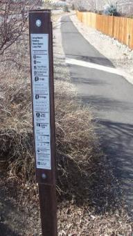 information signs provided at trailheads on newly constructed or altered trails Required information
