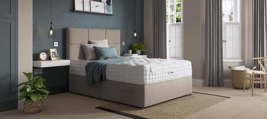LUXURY PASHMINA 2350 This handcrafted pocketed mattress offers enhanced resilience and support a rejuvenating night s sleep.