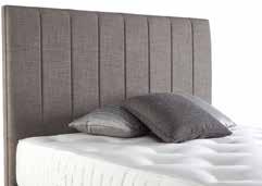 Upholstered panel height 70cm Width is the same width as mattress/divan Depths; August