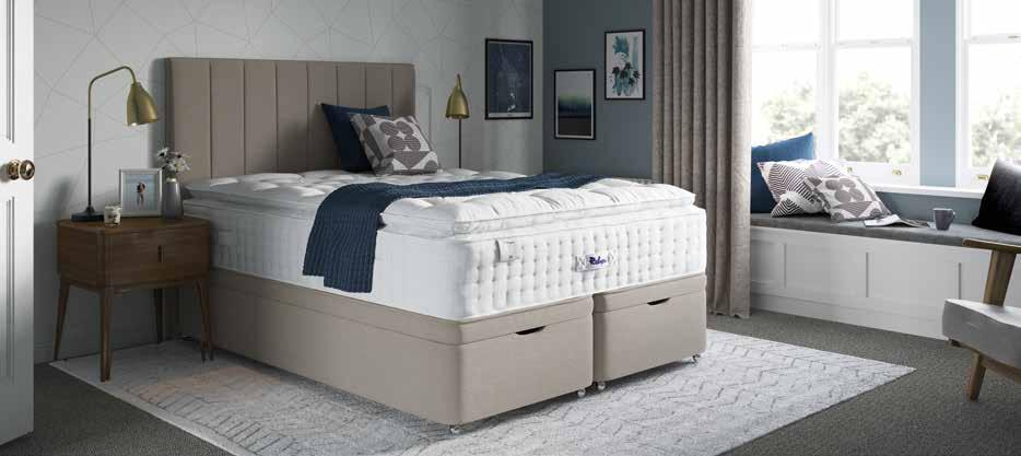 PENCARROW PILLOWTOP 2850 The top in our Pillowtop Collection is a sumptuous and elegantly upholstered mattress that delivers sublime comfort through the clever combination of natural wool, pashmina
