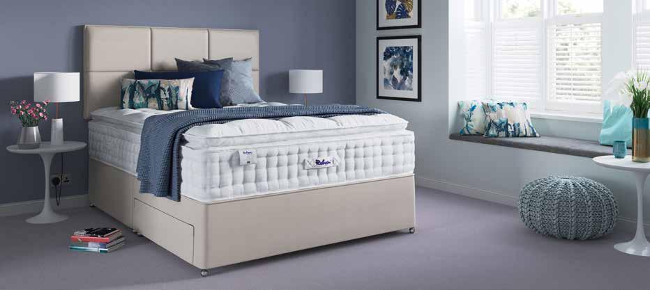 PENHURST PILLOWTOP 2350 This splendid pillowtop offers cushioning layer upon layer of natural fillings combined with 2350 pocketed springs for targeted support and