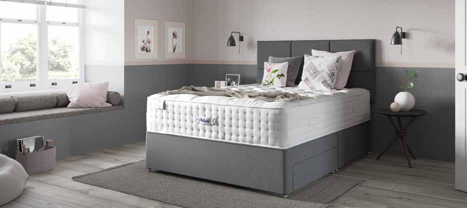 LINTON ORTHO 1800 Boasting 1800 pocketed springs, cooling natural cotton and firm edge support to provide consistent all-over support, this mattress is perfect if you require firm