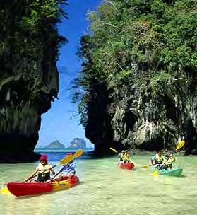 FULL DAY (7 HOURS) KAYAKING AT KOH HONG WITH LUNCH Krabi, Thailand Sail by longtail boat from Krabi to one of Thailand s most stunning islands.