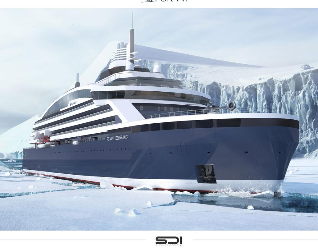 PONANT ICEBREAKER PONANT ANNOUNCES THE LAUNCH OF THE INAUGURAL HYBRID ICEBREAKER POWERED BY LNG, A WORLD FIRST FOR THE CRUISE INDUSTRY.