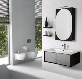 You can choose for most of our vanities: integrated white porcelain sink, glass sink integrated or integrated mineral load (see price list, where you will find designs and specifications) Espejos: