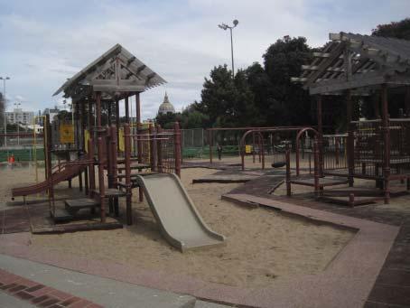 MARGARET S. HAYWARD PLAYGROUND Location: 1016 Laguna Street District: 5 Margaret S. Hayward Park is located at the corner of Turk and Gough Streets. The park is approximately 265,000 square feet.