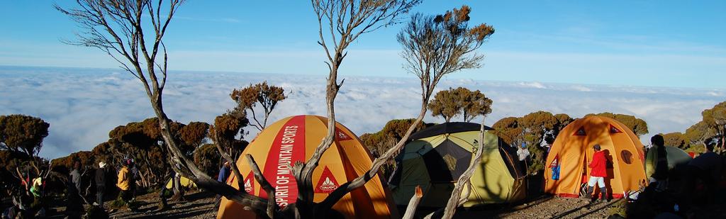 The 6 Day Machame Route The beautiful Machame Route approaches Kilimanjaro from the south, and the 6 day trek starts in dense tropical rainforest, and passes through some of the mountains best