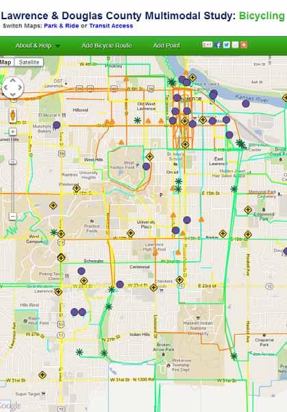 Online Mapping Available in all browsers Bike: http://tinyurl.com/douglascobike Transit: http://tinyurl.