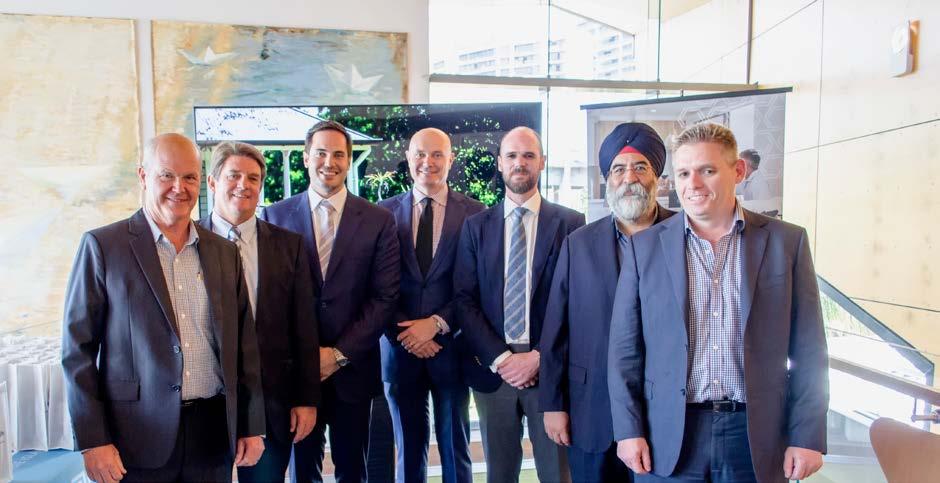 Representatives of Thakral, the Puljich family and ANZ at the GemLife brand launch in Queensland PVAP is owned by the Puljich family who has a more than 30-year track record of owning and running