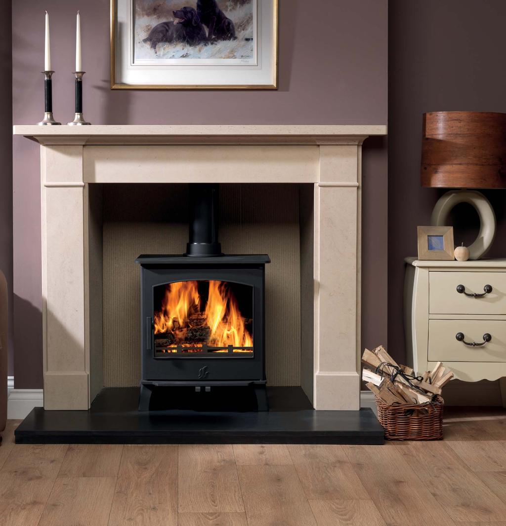 STEEL STOVE RANGE Astwood II EEI classification for ecolabelling 2018 A + 5kw Designed to look at home in slightly larger fireplaces and settings, the Astwood II is constructed with the same high