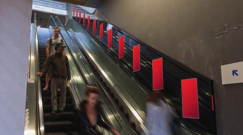 They are suitable for animations as well as for still pictures. And thanks to the outstanding locations the Escalator epanels enjoy a great deal of attention.