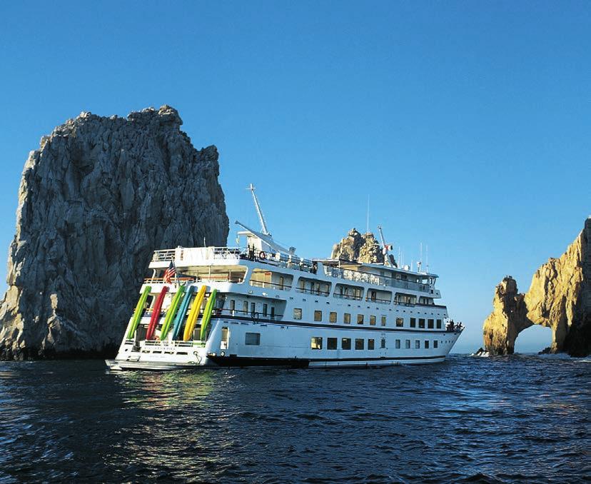 Safari Endeavour Cruising the cobalt-blue waters of the Sea of Cortez aboard the Safari Endeavour is the ultimate Baja experience.