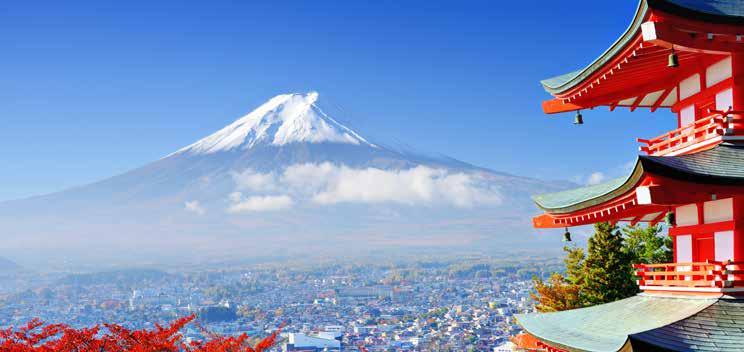 2 FOR 1 JAPAN $3999 FOR TWO PEOPLE TYPICALLY $7999 TOKYO OSAKA MT FUJI KYOTO THE OFFER An eclectic mix of technology and tradition, of pristine natural beauty and jawdropping man-made wonders; Japan