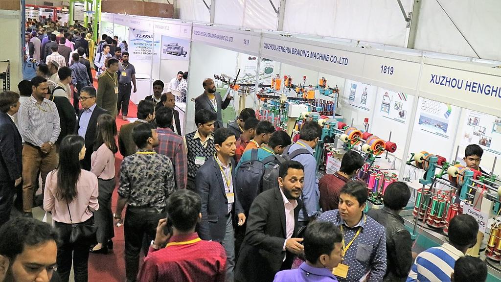 ABOUT DTG 2018 The 15th Dhaka Int l Textile & Garment Machinery Exhibition (DTG), the largest-ever trade fair of its kind in Bangladesh, run from February 8-11 at Bangabandhu International Conference