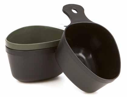 KÅSA ARMY The Kåsa Army is inspired by the classic Swedish Army mug. It s ideal for the outdoors and adapted to both eat and drink from. The pear shape form makes it steady and easy to hold.