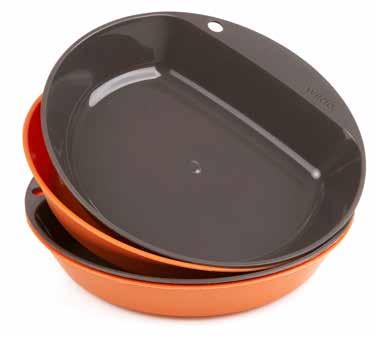 CAMPER PLATE DEEP The Camper Plate Deep is the perfect outdoor plate, provided with a good grip area, making it possible to enjoy your meal anytime, anywhere.