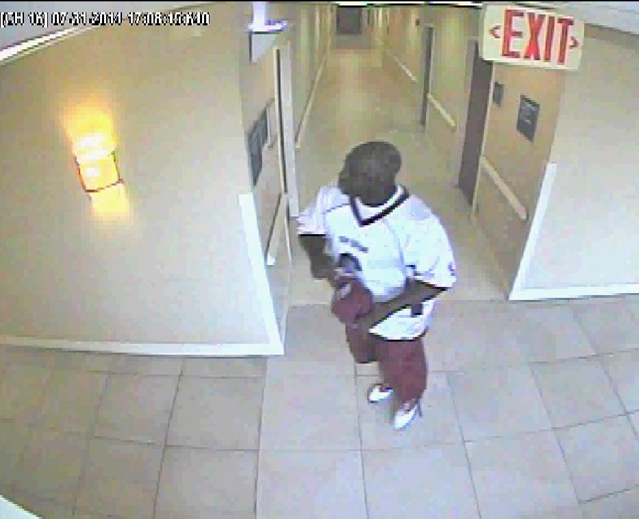 PERSON OF INTEREST Theft of a lap top computer- Richmond Community Hospital 1500 N. 28 th St. On July 31, 2014 This individual walked into Richmond Community Hospital.