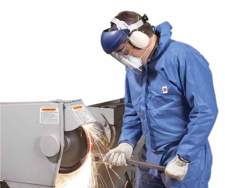 Grinding - Welding - Light-duty Maintenance - General Powder Handling Three panel hood design for compatibility with complementary PPE Two-way zipper with sealable storm flap for convenience and to
