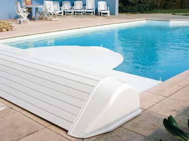 with thicker slats, this increased buoyancy limits the displacement and evacuation of water when the cover is deployed.