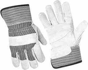 Beckerle 15-0004 LMC Page 2 1.88 Pair Custom Leather Work Gloves With safety cuff and wing thumb.
