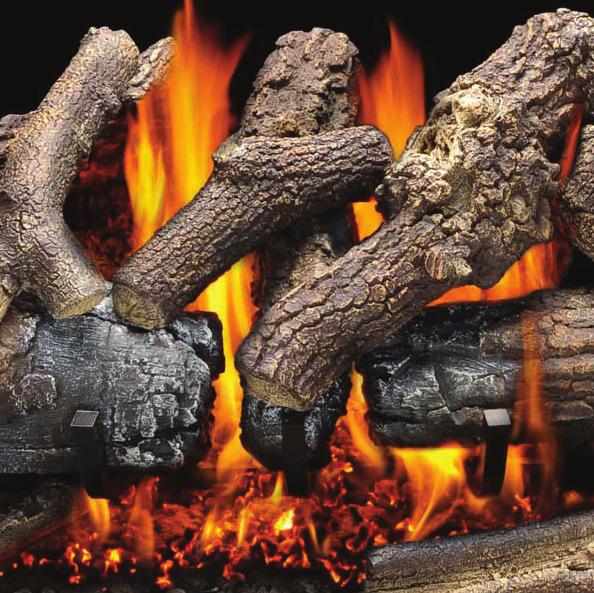 Vented Gas Log Sets Sand Pan Burner Series Slope