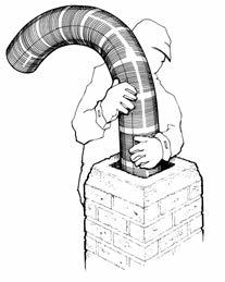 CHIMNEYS Your chimney is a critical component of your wood heating system. A properly designed and constructed chimney will help to provide safe and efficient woodstove operation.