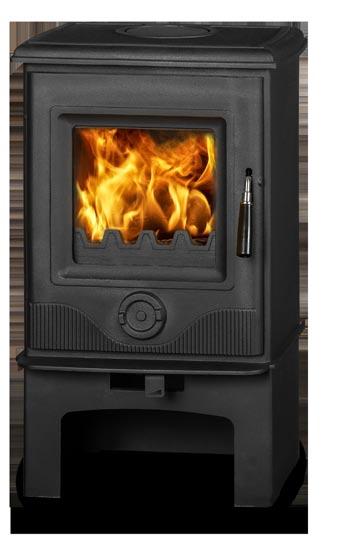 PRECISION I AND PRECISION II HIGH OPTIONS Clean burn Defra Smoke Exempt multi fuel stoves with store stand Make a strong visual statement in your fireplace opt for the High option which is available