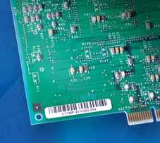 Circuit Board and Component Identification Brady laser printable polyester labels are ideal for small volume production runs.