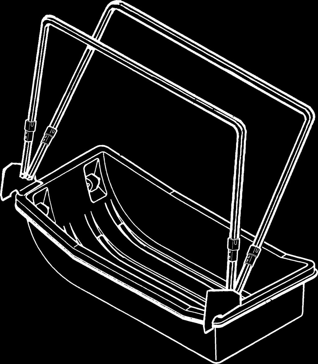 5. Assemble Back and Center Main Frame Bars: Insert the outer main frame bar (Item 1) into the middle main frame bar (Item 14).
