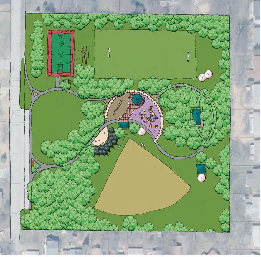 TALLIE LIE DR IVE City of Des Peres Parks Master Plan Pioneer Park Master Plan MULTI-PURPOSE COURT