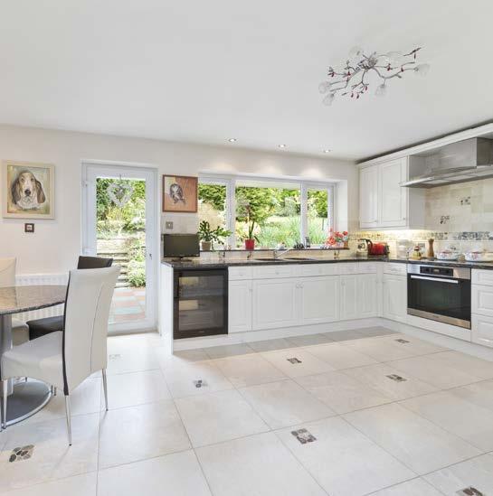 The property itself comprises of four double bedrooms, including an extremely spacious south facing master