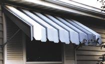 Outstanding Protection Americana awnings let in light, yet shut out heat and keep homes cooler by providing cool shade for those hot sunny windows.