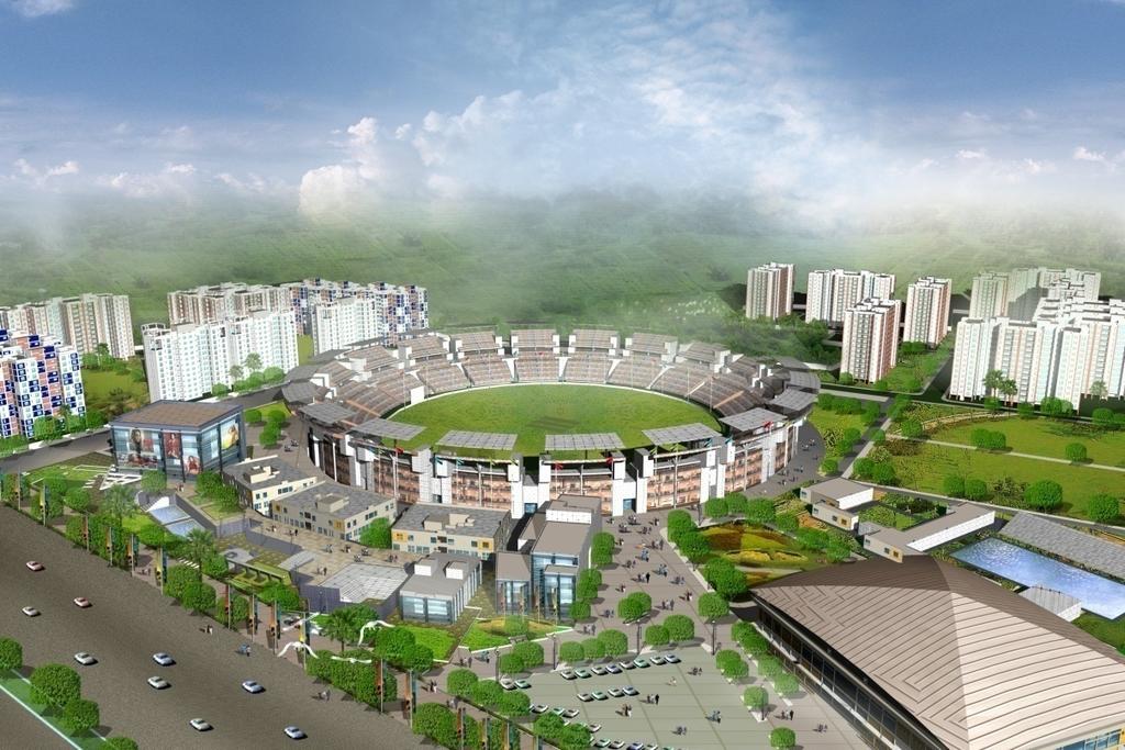 THE ARENA, INTERNATIONAL SPORTS CITY INTEGRATED TOWNSHIP Location National Highway - 41, Haldia, West Bengal Project Description International Sports City is an integrated township spread over 65