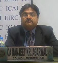 6th December 2016 L R: CA Rajeev Agarwal, CA Sushil Kumar Goyal, Council