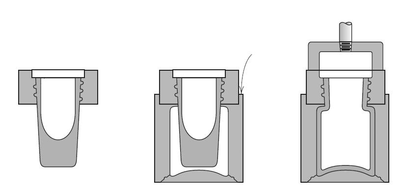 rastop stakla klip za presovanje kalup kalup za finalni oblik vazduh