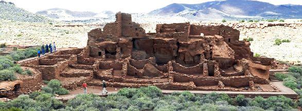 The Sinagua: Wupatki National Monument Wupatki National Monument, north of Flagstaff, is an example of northern Sinagua. Wupatki in Hopi means tall house.