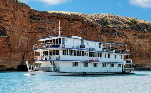 MURRAY RIVER CRUISE BLANCHETOWN SWAN REACH WALKER FLAT MANNUM TEAL FLAT PURONG BOWHILL 2 nights on board accommodation On shore entertainment and excursions guided by an ecologist Use of all vessel