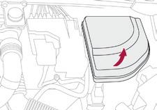 291 U slučaju kvara 08 Osigurači u motornom prostoru Kutija sa osiguračima nalazi se blizu akumulatora (sa leve strane).