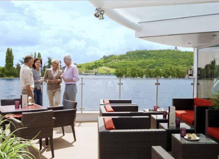Ship & Onboard Experience The Ship - MS Amadeus Queen The innovative 162 passenger Amadeus Queen, launched in the Spring 2018, offers all the amenities of a floating 5-star hotel including an indoor