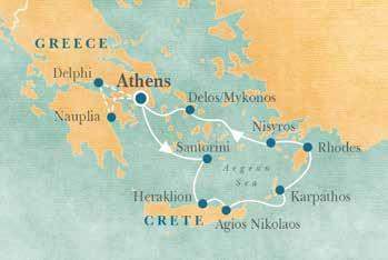 12 night cruise onboard Aegean Odyssey 2 nights hotel stay in Rome 12 shore excursions Meals & entertainment onboard Selected beer & wine with dinner onboard Onboard gratuities, transfers & luggage