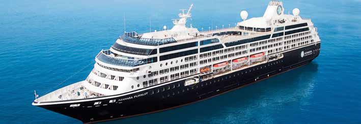AZAMARA CLUB CRUISES Azamara Club Cruises Azamara Club Cruises is a destination-immersive cruise line for worldly travellers who want to not only see the places and cultures they visit, but to live