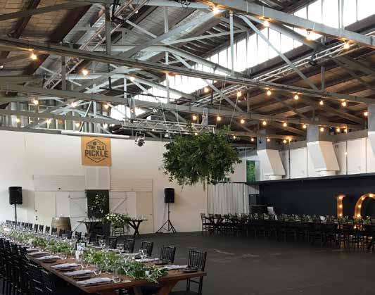 The Old Pickle Factory was an old converted warehouse which has been custom made into an industrial chic event space which can hold up to