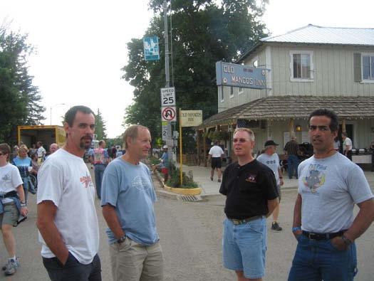 Brent, Gary (from Baytown), Ricky and Roy in  July 1 I