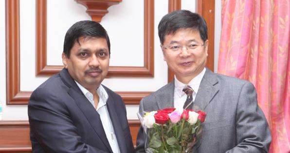 EVENTS CHINESE DELEGATION IN MUMBAI SETTING UP OF CHIESNE INDUSTRIAL PARK IN MAHARASHTRA On 22 nd August 2014, a high power Chinese delegation led by the Consul General Mr.