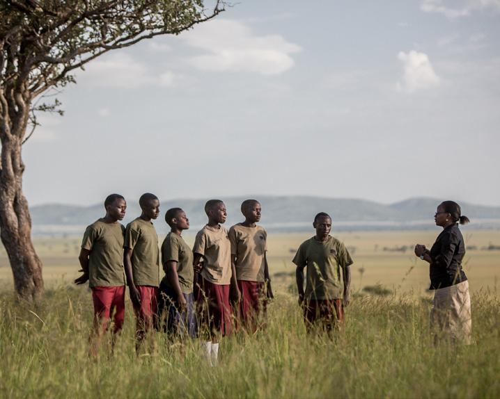 CONSERVATION AS A WAY OF LIFE Conservation at Singita is made up of biodiversity, community and sustainability each holding equal importance in our aim to achieve our 100-year purpose.