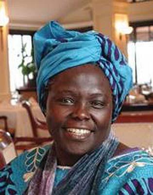Ekologjistja keniane merr Nobel për Paqen RISI Wangari Maathai është zëvendësministre e mjedisit në Kenia si dhe kryetare e Green Belt Çmimi i parë Nobel për Paqen është dhënë në vitin 1901.