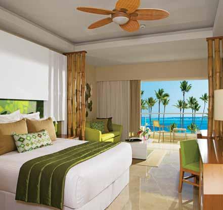 terrace or balcony Pool and beach wait service, 24-hour room service and endless daily activities Now Larimar Punta Cana Located on over 700