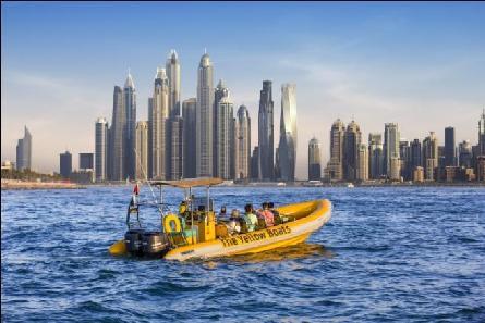 *90 minutes sightseeing yellow boat tour *Half-day Dubai City Tour *Desert Safari Adventure with BBQ dinner *Abu Dhabi tour with Ferrari World Abu Dhabi theme park access *Mandatory Tourism Fee