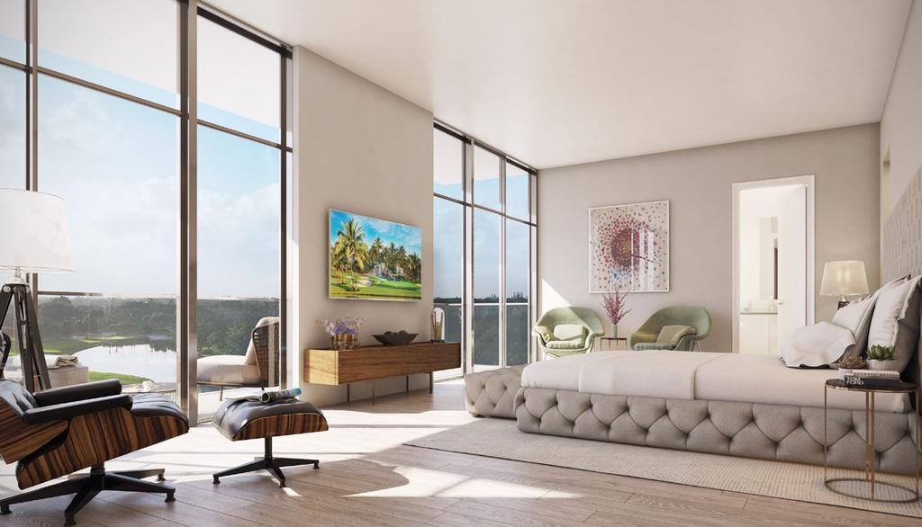 Penthouse Residences with 11 6 and 12 ceilings - Spacious master bedroom suites have spa-style master bathrooms with luxurious soaking tubs, custom