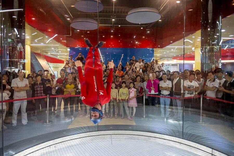 c) Judging Equipment: Indoor Skydiving equipment will include all the cameras used to record the performance, the position of which
